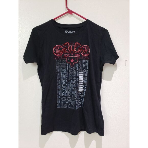Grand Ole Opry black, short sleeve, 100% cotton shirt, size medium - Picture 1 of 4